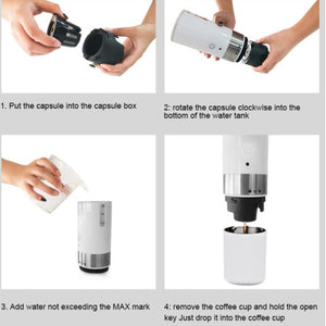 Rechargeable American Coffee Machine Kitchen Gadgets