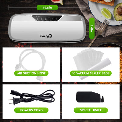 Electric Vacuum Sealer Packaging Machine For Home Kitchen